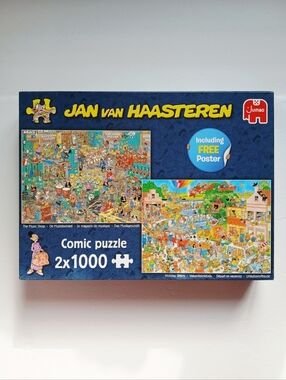 JVH Music Shop / Holiday Jitters 2x1000-piece puzzles